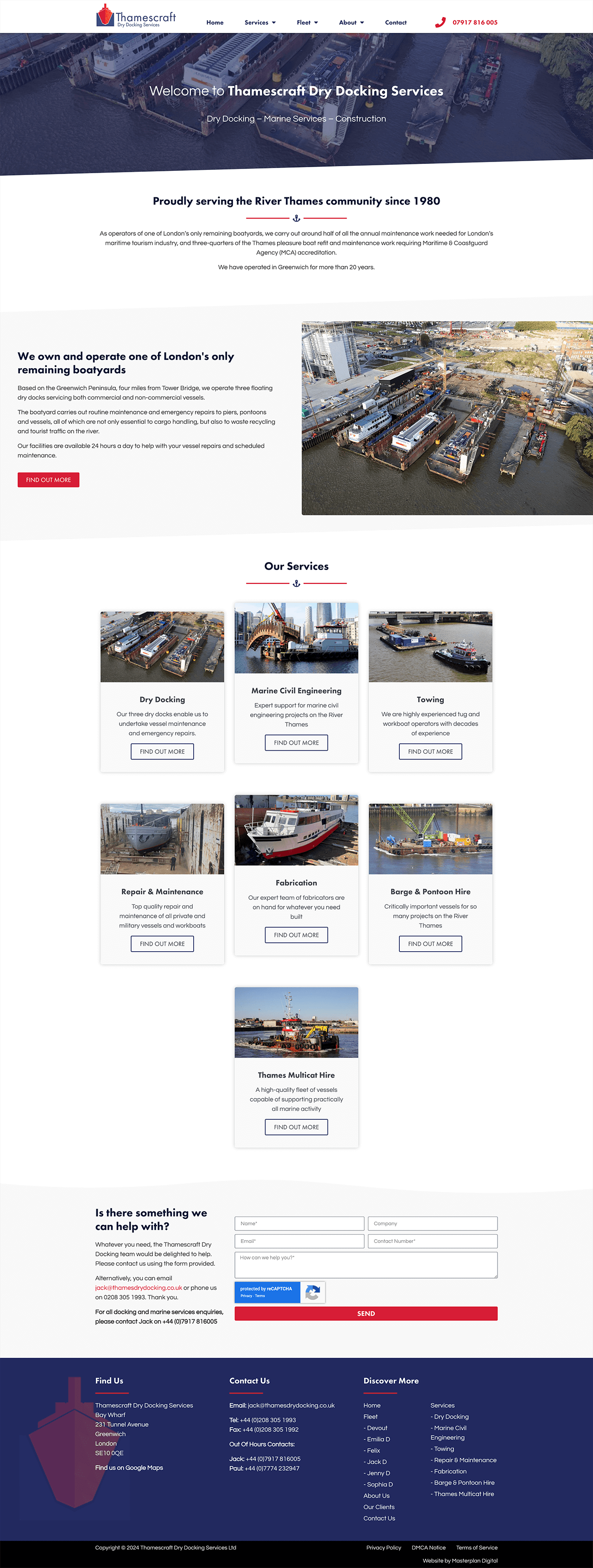 thames dry docking